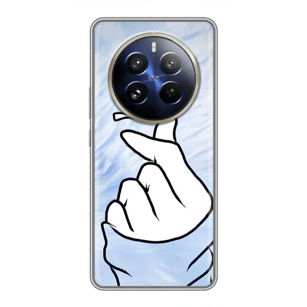 Чехол с рисунком «Сердечка знак» для Realme 12 Pro Чехол с рисунком «Сердечка знак» для Realme 12 Pro