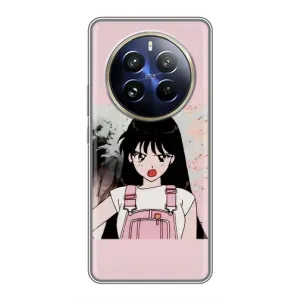 Чехол с персонажами АНИМЕ на Realme 12 Pro (Сейлор Марс)