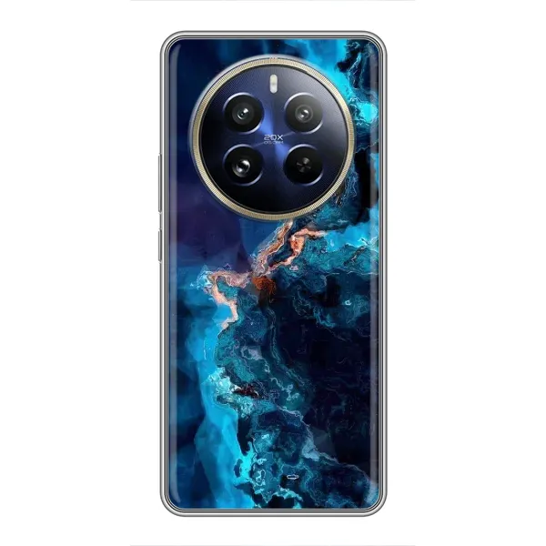 Чехол с рисунком «Синий мрамор» для Realme 12 Pro Чехол с рисунком «Синий мрамор» для Realme 12 Pro