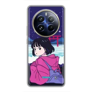 Чехол с персонажами АНИМЕ на Realme 12 Pro (Синобу Миякэ)