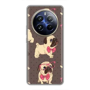 Чохол (ТПУ) Милі песики для Realme 12 Pro (Песик Мопсікі)