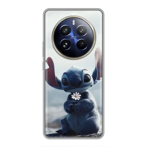 Чехол с рисунком «Стич с цветочком» для Realme 12 Pro Чехол с рисунком «Стич с цветочком» для Realme 12 Pro