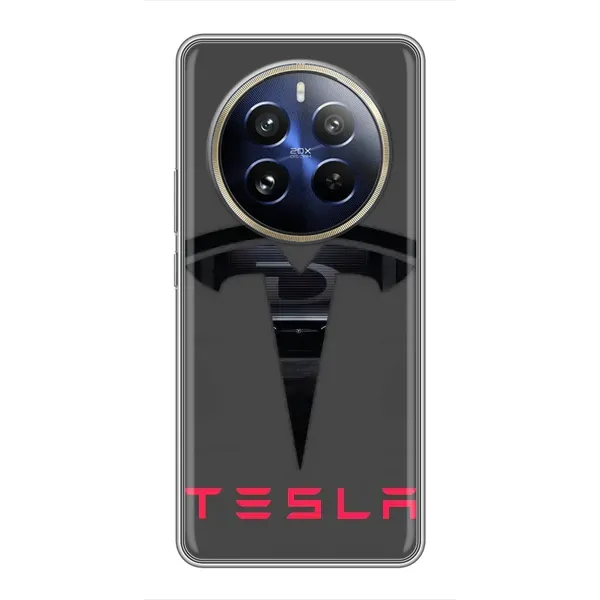 Чехол с рисунком «Logo TESLA» для Realme 12 Pro Чехол с рисунком «Logo TESLA» для Realme 12 Pro