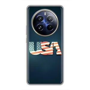 Чехол Флаг USA для Realme 12 Pro (USA)