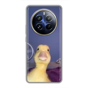 Бампер с принтом Мемы для Realme 12 Pro (Утка)