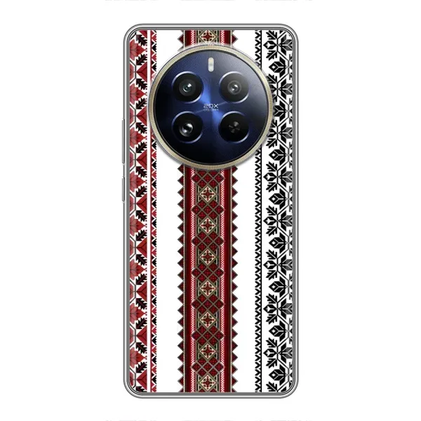 Чехол с рисунком «Вышиваночки» для Realme 12 Pro Чехол с рисунком «Вышиваночки» для Realme 12 Pro
