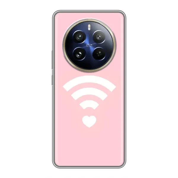 Чехол с рисунком «WiFi Love» для Realme 12 Pro Чехол с рисунком «WiFi Love» для Realme 12 Pro