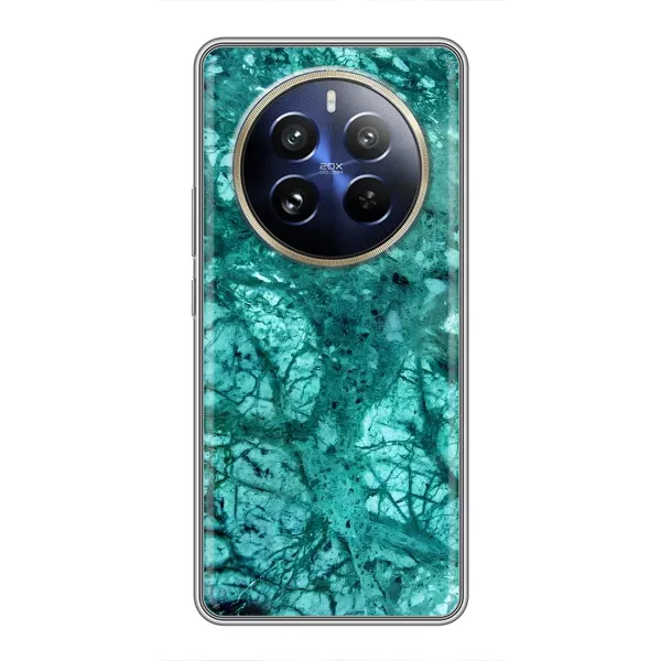 Чехол с рисунком «Зеленый мрамор» для Realme 12 Pro Чехол с рисунком «Зеленый мрамор» для Realme 12 Pro