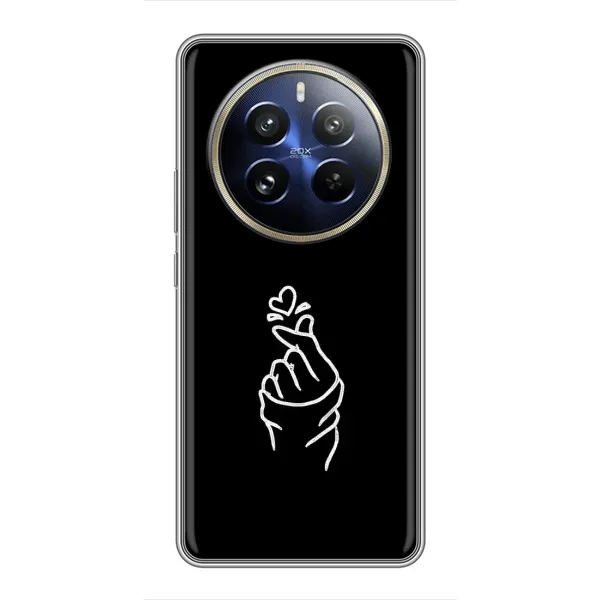 Чехол с рисунком «Знак Сердечка» для Realme 12 Pro Чехол с рисунком «Знак Сердечка» для Realme 12 Pro