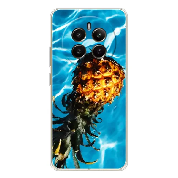 Чехол с рисунком «Ананас» для Realme 12