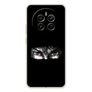 Силиконовые чехлы с глазами Anime для Realme 12 (Аниме глаза)