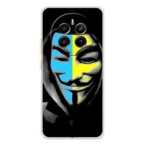 Чехол с Украинской символикой на Realme 12 (Анонимус патриот)