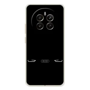Силиконовый бампер с картинкой машины на RealMe 12 (Силует Audi)
