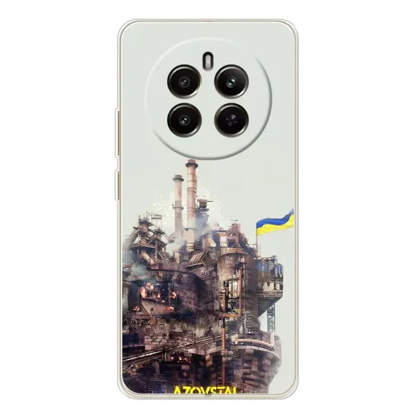 Чехол с рисунком «Азовсталь» для Realme 12 Чехол с рисунком «Азовсталь» для Realme 12