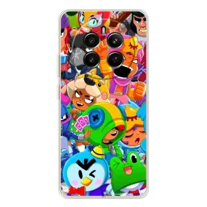 Силиконовый Чехол на RealMe 12 с картинкой Brawl Stars (Brawl-Stars)