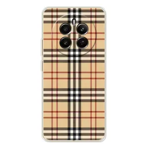Чехол с рисунком «Burberry стиль» для Realme 12