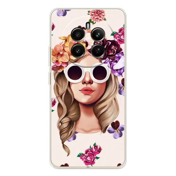 Чехол с рисунком «Девушка в очках» для Realme 12 Чехол с рисунком «Девушка в очках» для Realme 12