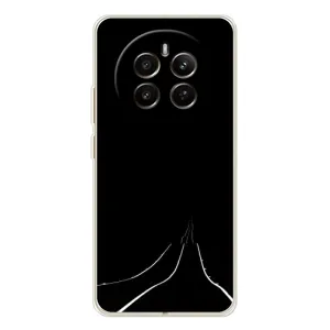 Чохол з картинками на чорному фоні для RealMe 12 (Дорога)