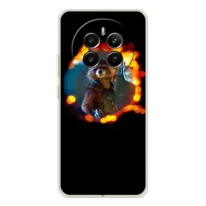 Чехол Супергерои Марвел на Realme 12 (Енот Ракета)