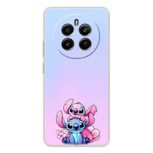 Чехол с рисунком Стич для Realme 12 (Энджл и Стич)