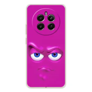 Чохли (ТПУ) (смішні стікери) для RealMe 12 (Хитра мордочка)