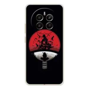 Чехлы с картинкой Итачи Учиха на RealMe 12 (Итачи на черном)
