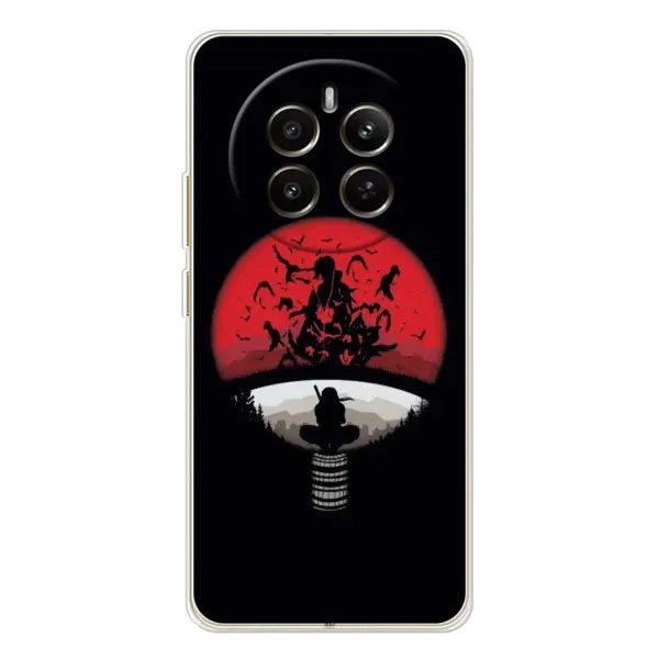 Чехол с рисунком «Итачи на черном» для Realme 12 Чехол с рисунком «Итачи на черном» для Realme 12