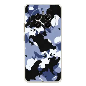 Камуфляжный Чехол для Realme 12 (Камуфляжный Серый)
