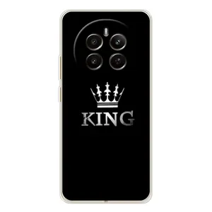 Чохол (Корона на чорному фоні) для РеаlMe 12 (KING)