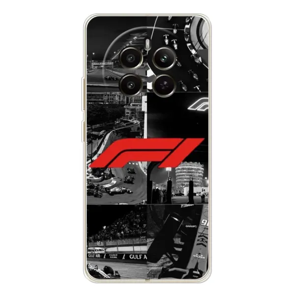 Чохол з малюнком «Колаж Формула 1» для Realme 12 Чохол з малюнком «Колаж Формула 1» для Realme 12
