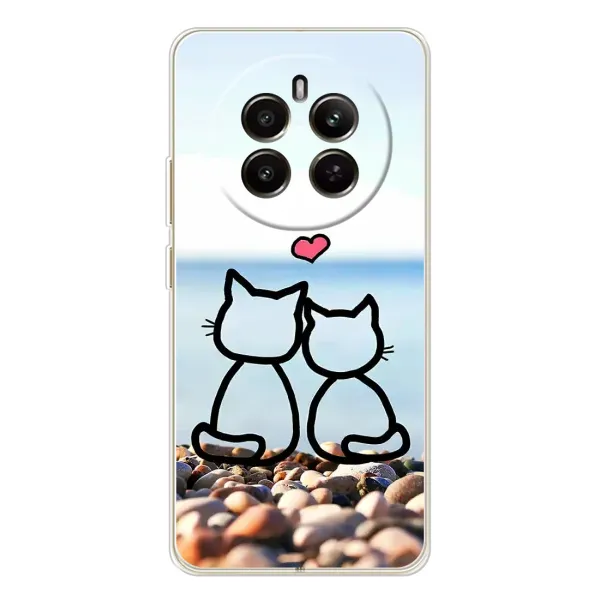 Чехол с рисунком «Котейки» для Realme 12 Чехол с рисунком «Котейки» для Realme 12