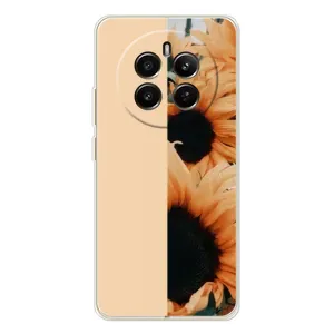Чехлы с картинкой Подсолнухов для Realme 12 (Красивые подсолнухи)