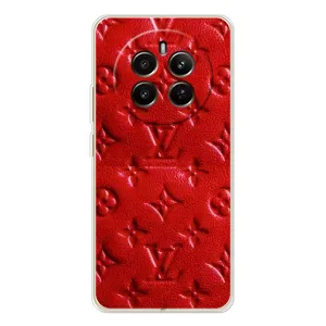 Текстурний Чохол Louis Vuitton для РеаlMe 12 (Червоний ЛВ)