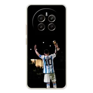 Чехлы Лео Месси Аргентина для RealMe 12 (Лео Чемпион)