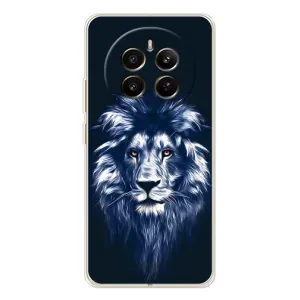 Чохол з картинкою на RealMe 12 (Лев – синій)