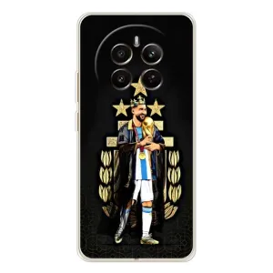 Чехлы Лео Месси Аргентина для RealMe 12 (Месси король)