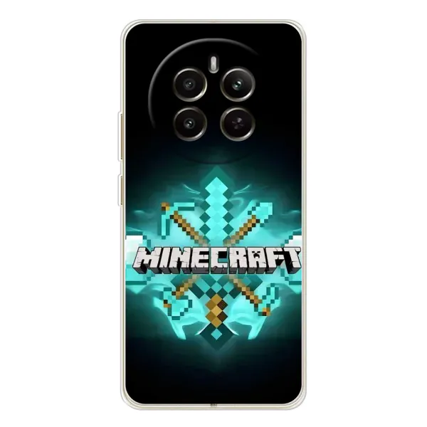 Чехол с рисунком «MineCraft 2» для Realme 12