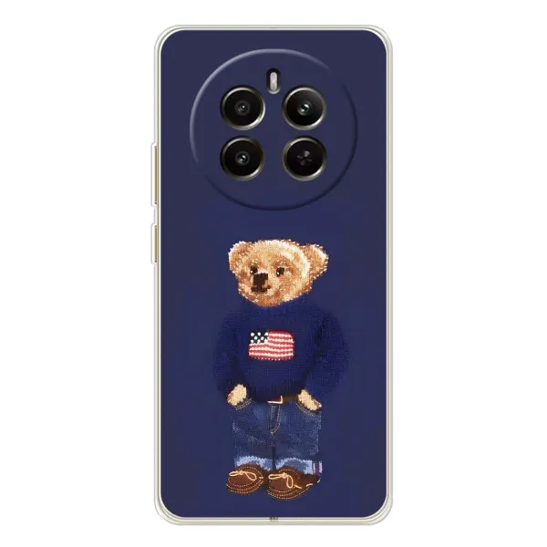 Чехол с рисунком «Мишка USA» для Realme 12