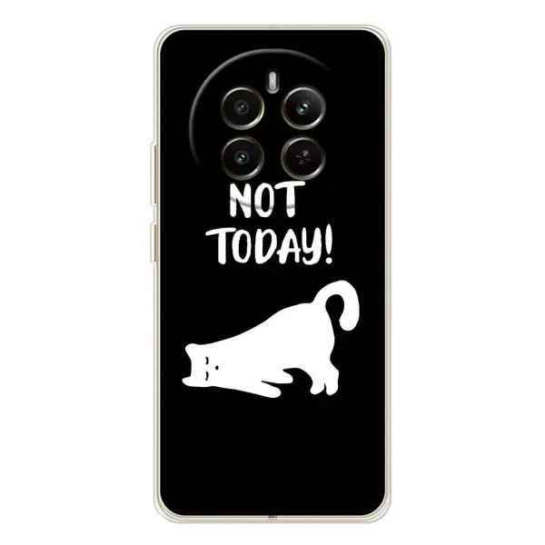 Чехол с рисунком «Not Today» для Realme 12 Чехол с рисунком «Not Today» для Realme 12