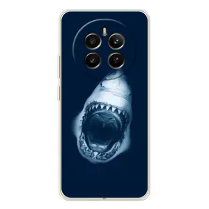 Силіконовий бампер з картинкою звірів для RealMe 12 (Пащу Акули)