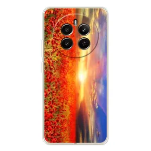 Чехлы с картинкой (Тюльпаны) на Realme 12 (Поле тюльпанов)