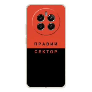 Чехлы УПА (Красно-Чёрный) на RealMe 12 (Правый Серктор)