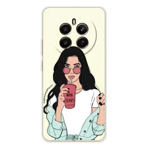 Силіконовый Чохол на RealMe 12 з картинкой Модных девушек (З напоєм)