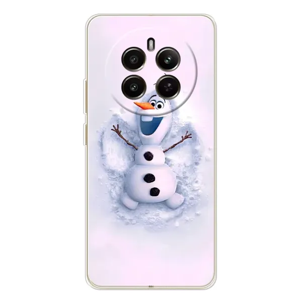 Чехол с рисунком «Снеговик Олов» для Realme 12