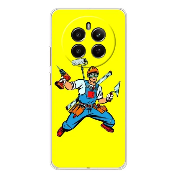 Чохол з малюнком «Будівельник» для Realme 12