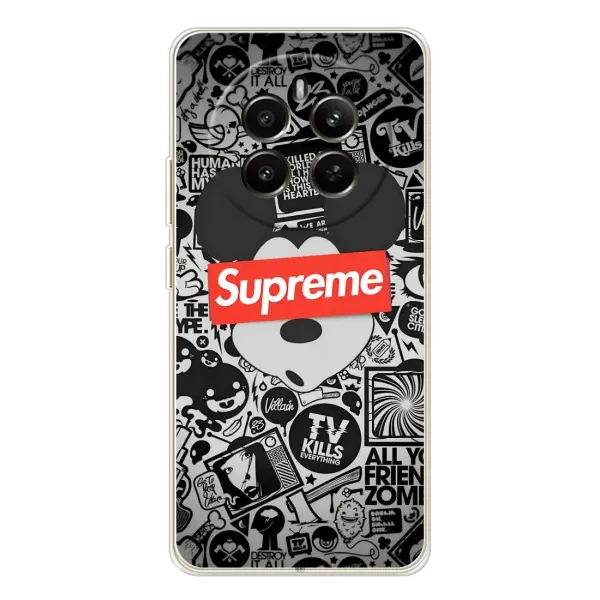 Чехол с рисунком «Supreme Маус» для Realme 12 Чехол с рисунком «Supreme Маус» для Realme 12