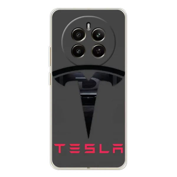 Чехол с рисунком «Logo TESLA» для Realme 12 Чехол с рисунком «Logo TESLA» для Realme 12