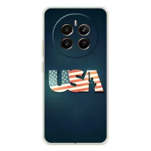 Чехол Флаг USA для RealMe 12 (USA)