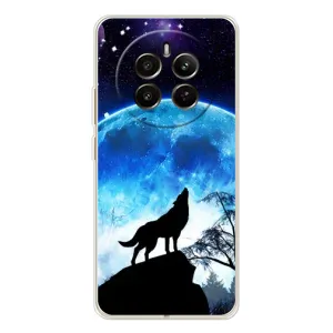 Чохол з Вовком на RealMe 12 (Виє на місяць)