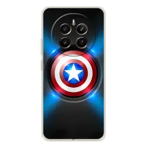 Чехол с Щитом Капитана Америки на RealMe 12 (Яркий Щит Капитана)